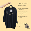 oversized shirt | joy - black